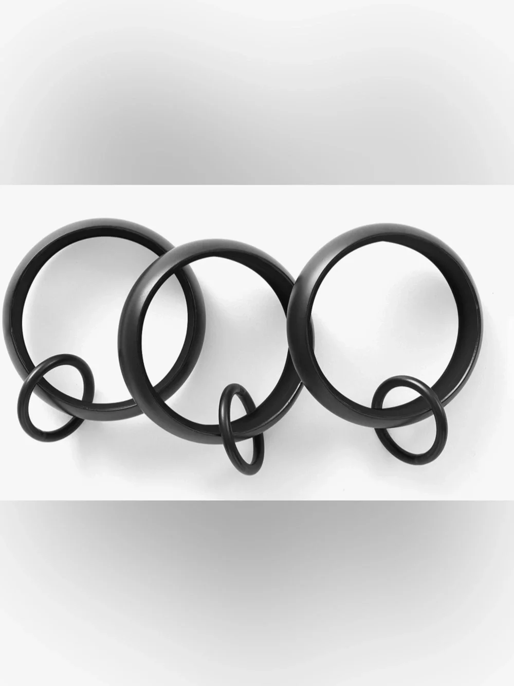 Pottery Barn Quiet-Glide Curtain Rings | Antique Bronze | 5 Sets